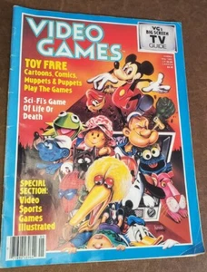 Vintage Video Games Magazine, Mickey Mouse, Sega, Advertisement, May 1983 HTF - Picture 1 of 5