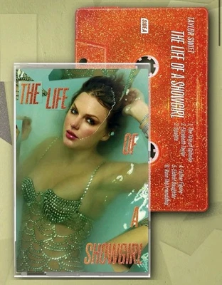 Taylor Swift - The Life of a Showgirl Cassette PRESALE Orange Glitter Confirmed - Image 1 of 4