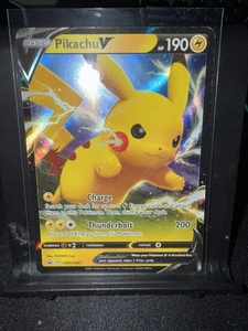 Pokemon Shining Fates Black Star Promo Pikachu V 61 NM - Bild 1 von 2