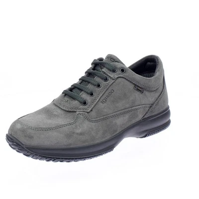 Igi & Co Time - Sneakers In Pelle Scamosciata E Goretex Grigio - Taglia 44 [28cm - Immagine 1 di 3