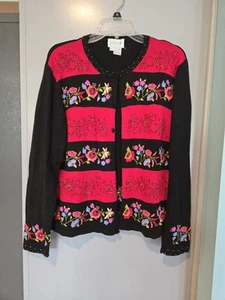 Just B Floral Sweater. XL - Picture 1 of 12