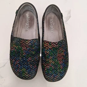 Alegria Kel rutschfester Pflege Profi Clog Leder Damen mehrfarbig - 37 - Bild 1 von 11