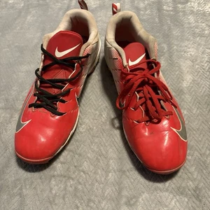 Botines Nike Vapor Shark Fastflex talla 12 917168-106 rojos y grises - Imagen 1 de 12