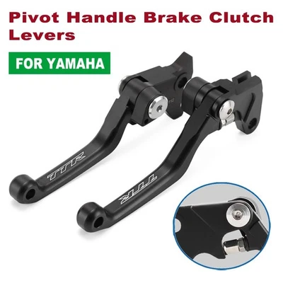 Para Yamaha TTR 125E 125L 125LE 125LW 125LWE 250 Mango Pivote Palancas de embrague de freno Foto 1 de 4