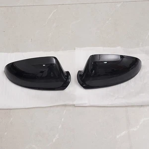 Tapa de espejo retrovisor izquierdo+derecho para Vauxhall Astra J 2010-2016 negro brillante - Imagen 1 de 12