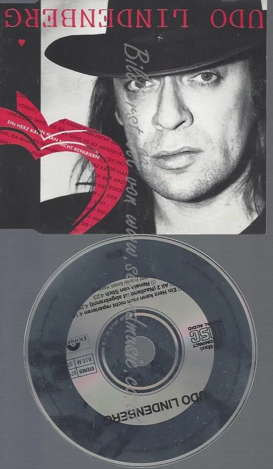 CD--UDO LINDENBERG -- - SINGLE -- EIN HERZ KANN MAN NICHT REPARIERN -3 TRACKS, - - Bild 1 von 1