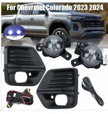 Full Set Fog Light Spot Driving Lamp KIT Wiring for Chevrolet Colorado 2023 2024