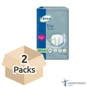 2x TENA Slip Bariatric Super Incontinence Underwear - 3XL - Pack of 8 - 3300ml - Picture 1 of 5