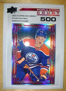 2022-23 UD Series 2 Population Count #PC-55 Dylan Holloway /500 - Picture 1 of 2