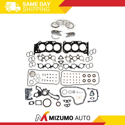 Full Gasket Set Bearings Rings Fit 14-15 Toyota Highlander 3.5L DOHC - Image 1 of 4