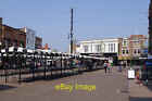 Photo 12x8 Loughborough Market Place The stall are all empty in this Wedne c2022
