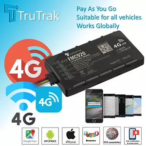 TruTrak 4G GPS Tracker - Real Time Vehicle Car Van Tracking Device System - PAYG - Picture 1 of 12