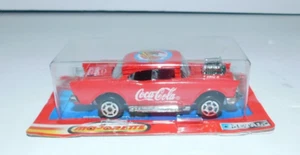 MOC 1997 MAJORETTE COCA COLA 1957 CHEVY - Picture 1 of 5
