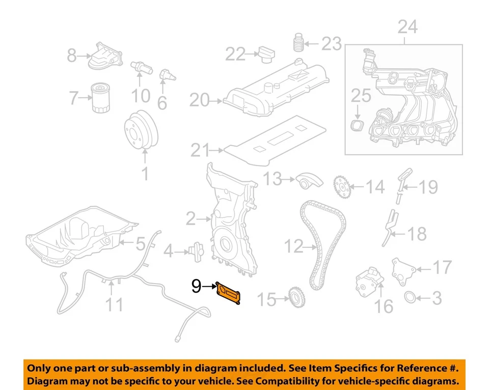 Ford OEM 01-23 C-Max Motor Transaxle Piezas-Junta Adaptador 1S7Z6840AA Foto 1 de 2