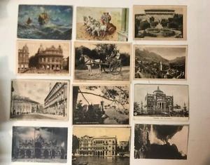 alte postkarten mit briefmarken - Bild 1 von 6