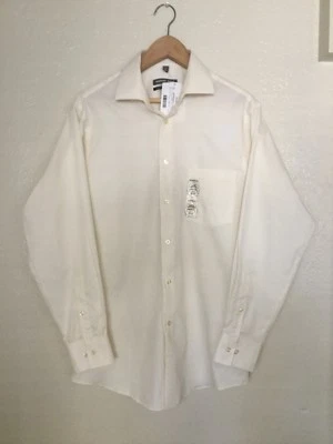 Camisa de vestir Geoffry Beene clásica para hombre - ajuste sin arrugas talla 15 1/2  Foto 1 de 3