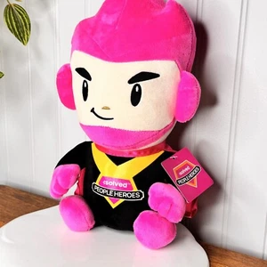 Sam Solvers iSolved People Heroes Pink Black Plush Stuffed Animal RARE 10” NEW - Picture 1 of 11