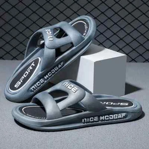 New Design Pvc Slippers for Men Sandals Non-Slip Sandals Summer Beach size 10 - Picture 1 of 5