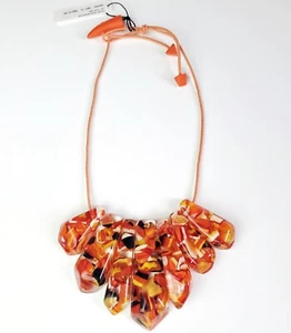 Sobral Sol Sun Acontecencias Bright Inclusion Bead Artist Made Necklace - Picture 1 of 6