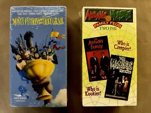VHS BOX SET LOT — THE ADDAMS FAMILY, MUNSTERS, MONTY PYTHON / Factory Sealed - Picture 1 of 3