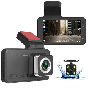 Cámara de tablero 4,0 pulgadas coche DVR HD 1080P doble lente grabadora de video caja negra conducción - Imagen 1 de 24