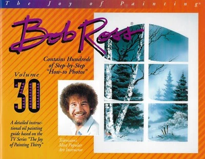 BOB ROSS JOY OF PAINTING BOOK - VOLUME 30 - Free Shipping - Image 1 of 2
