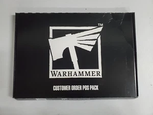 War Hammer Pos Store Display Cubes Poster Coasters shelf talkers Promo kit - Picture 1 of 3