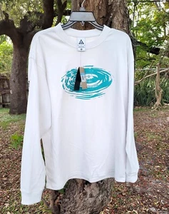 SZ MEDIUM Nike ACG White Hiking Long Sleeve T Shirt Dri-Fit Loose Fit FV3486-121 - Picture 1 of 12