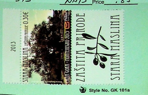MONTENEGRO Sc 343 NH ISSUE OF 2013 - art - (AJ23) Cover