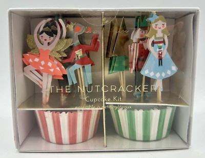Meri Meri Cupcake Kit The Nutcracker Ballet Clara Ballerina Dance Recital Party - Image 1 of 4