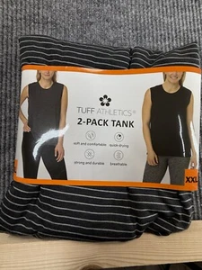 Tuff Athletics Ladies' 2 Pack Quick Drying Tank Tops XXL New Athleisure - Picture 1 of 9