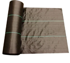 Weed Mat 1.8m x 50m 90 GSM Weedmat Garden Cover Matting Control Black 1800mm - Picture 1 of 11