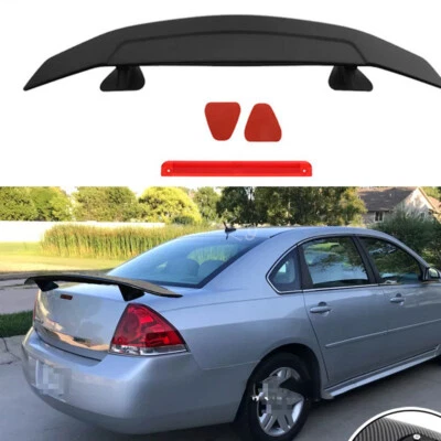 Matte Black 46'' Rear Trunk Lip Spoiler Wing For Chevrolet Chevy Impala 06-13 Foto 1 de 4