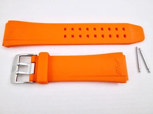 Genuine Luminox 22mm F-16 Fighting Falcon orange watch band 9129 New Old Stock - Picture 1 of 5