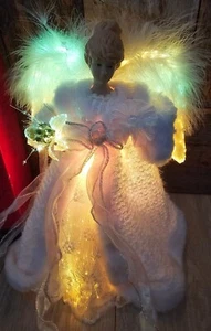 Kurt S. Adler 14" Glasfaser ENGEL Baumspitze/Tischstück SELTEN MEHRERE FARBEN - Bild 1 von 21