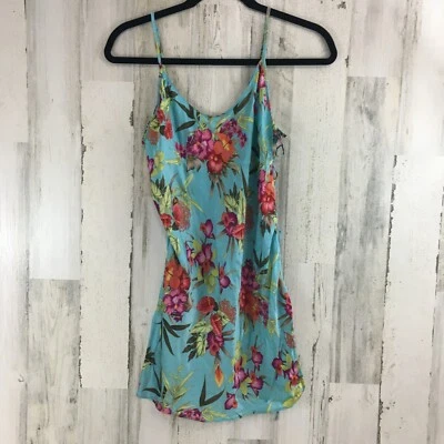 De Colección Victoria's Secret Seda Tropical Floral Vestido Sin Mangas Camisón Lencería Talla M Foto 1 de 4