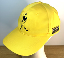Johnnie Walker Classic Whisky Yellow Cap Hat Adjustable Good Condition