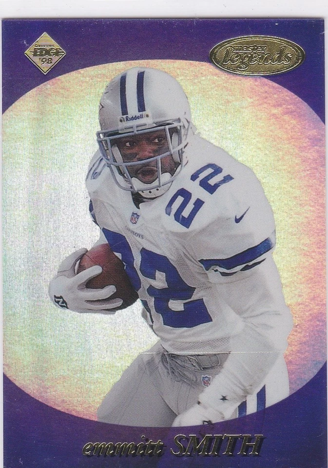 EMMITT SMITH Dallas Cowboys Football 1998 Edge MASTER LEGENDS #'d 1579/2500 SP! - Image 1 of 2