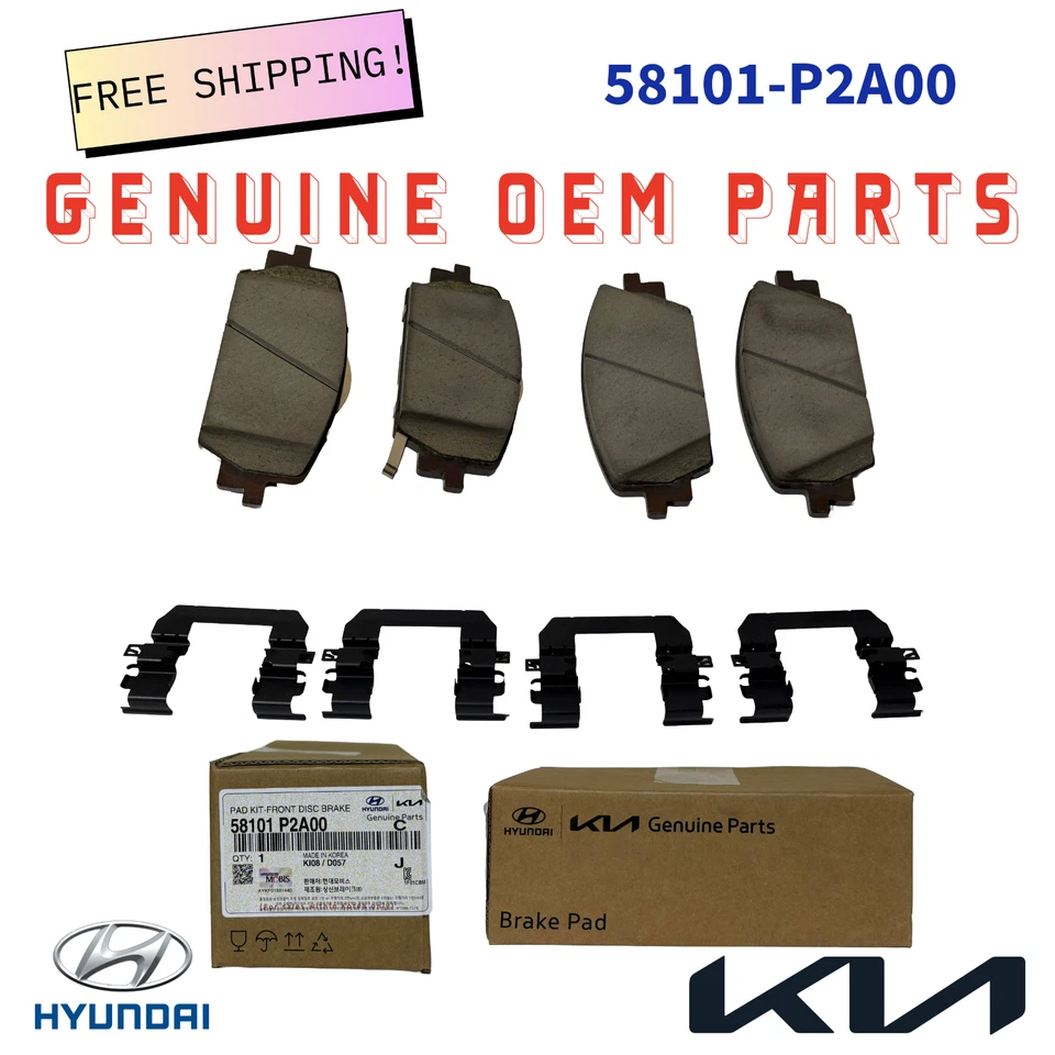 Pastillas Freno Delanteras Hyundai/KIA (58101P2A00)Santa Cruz Santa Fe Sorento (2021-2023) Foto 1 de 1
