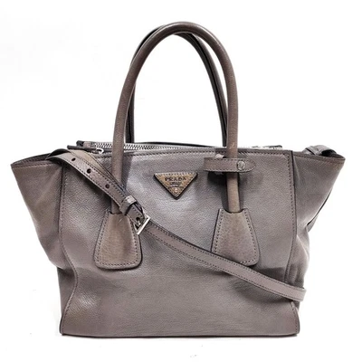 Bolso de Mano Prada Cuero Gris 2887620 SIN TARIFA Foto 1 de 4