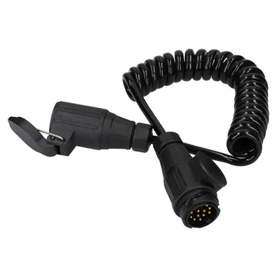 3m Trailer Light Electrics Extension Cable Male To Female 13 Pin Plug To Socket - Image 1 of 4