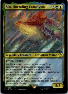 Sin, Unending Cataclysm (Surge Foil) R Commander: FINAL FANTASY 95 NM - Picture 1 of 2