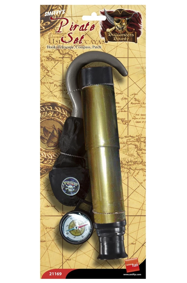 Juego pirata inspirado en Capitán Garfio con gancho Foto 1 de 1