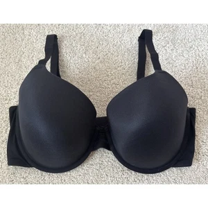 Wacoal 855313 Perfect Primer Full Figure Underwire Bra Black Womens Size 38DD - Picture 1 of 7