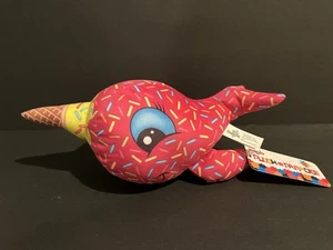 Ice Cream Narwhale Plush Toy NWT New w/ Tag Toy Factory Pink Yellow Sprinkles - Picture 1 of 6