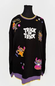 Sudadera Disney X Box Lunch Stitch Halloween “Truco o trato” Talla Grande-NUEVA CON ETIQUETAS - Imagen 1 de 7