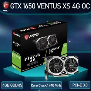 MSI GeForce GTX 1650 Ventus XS 4G Graphics Card - Picture 1 of 2