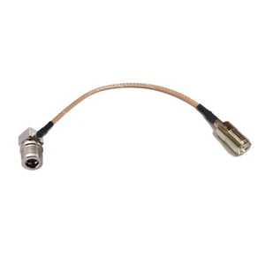 6" Coaxial RG316 MINI UHF Female to QMA MALE ANGLE RF Cable 15cm for Wireless - Picture 1 of 2