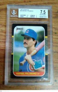 GRADED 1987 DONRUSS RAFAEL PALMEIRO ROOKIE CARD BGS 7.5 CUBS  BECKETT - Picture 1 of 1