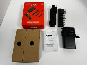 Onn. 65W Universal Laptop Charger w/ 10 Tips 6 Foot 1.8 Meter Cable - Picture 1 of 3